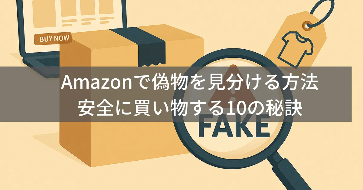 Amazon公式か見分ける方法!偽物を避ける販売元・出品者チェック