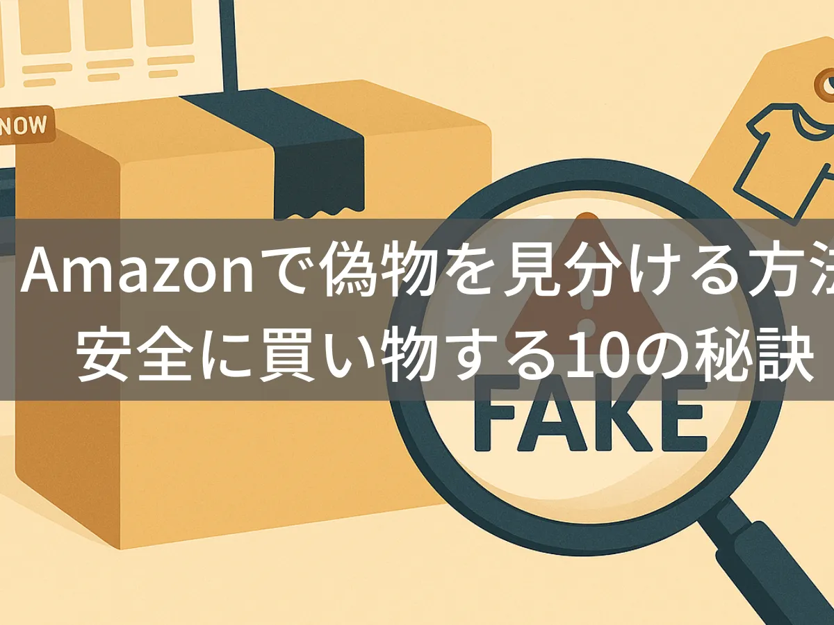 Amazon公式か見分ける方法!偽物を避ける販売元・出品者チェック