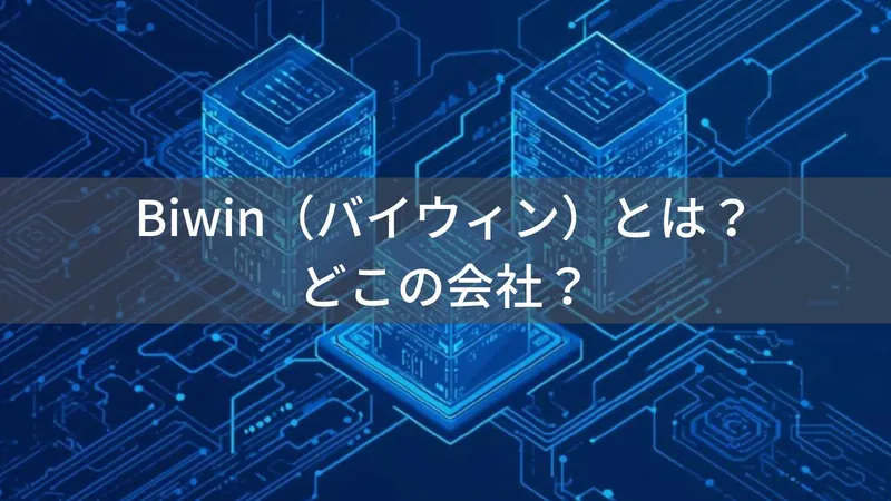 BIWINはどこの国?中国深圳のSSD・ストレージメーカーを解説