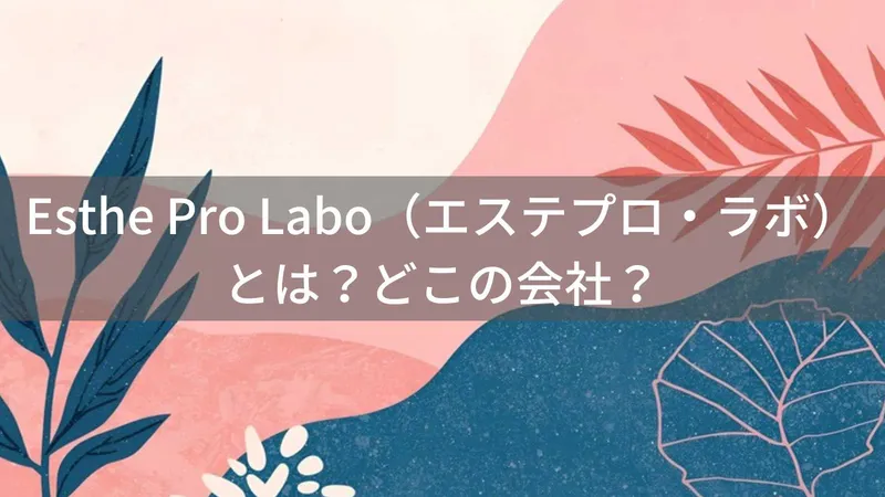 エステプロ・ラボ（エステプロラボ）とは？怪しい？どこの会社？日本・東京都港区の企業がインナービューティソリューションを提供