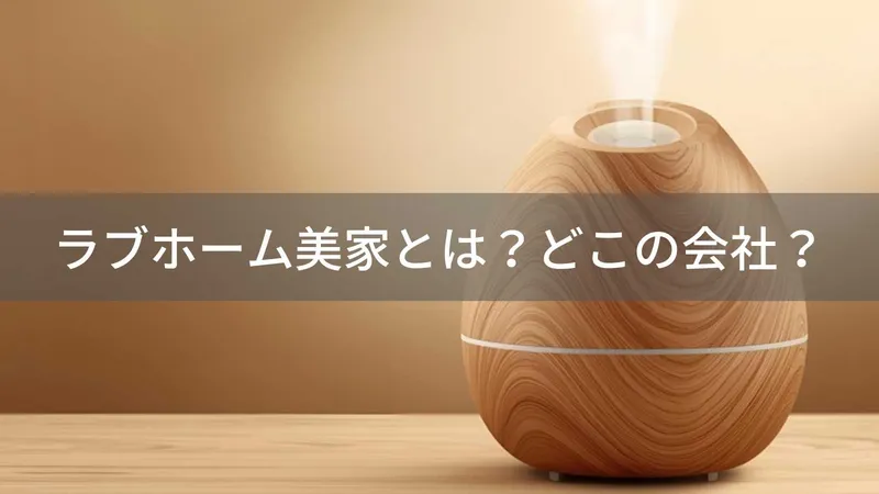 ラブホーム美家(らぶほーむびか)とは?怪しい?どこの会社?中国・深センの企業が低価格で木目調デザインの加湿器や美容家電を展開