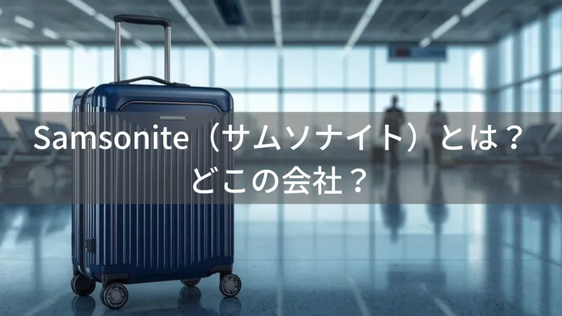 Samsonite（サムソナイト）とは？どこの国？世界最大のトラベルバッグメーカーの歴史と評判