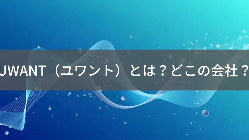 UWANTはどこの国？中国深圳の清掃家電ブランドと評判を解説
