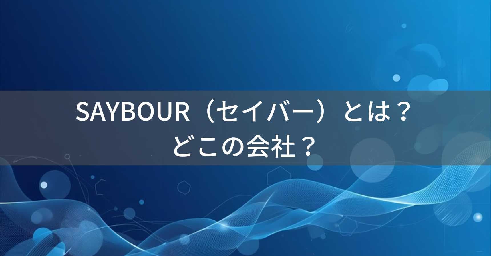 SAYBOUR（セイバー）とは？怪しい？どこの会社？日本・東京の企業が中国製造する電源タップブランド