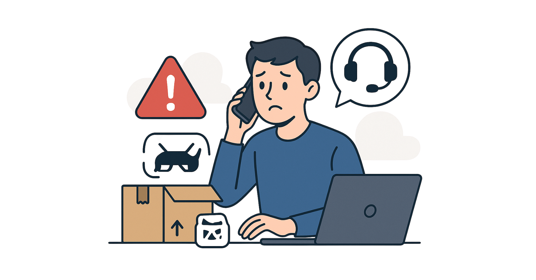 問い合わせと解決策