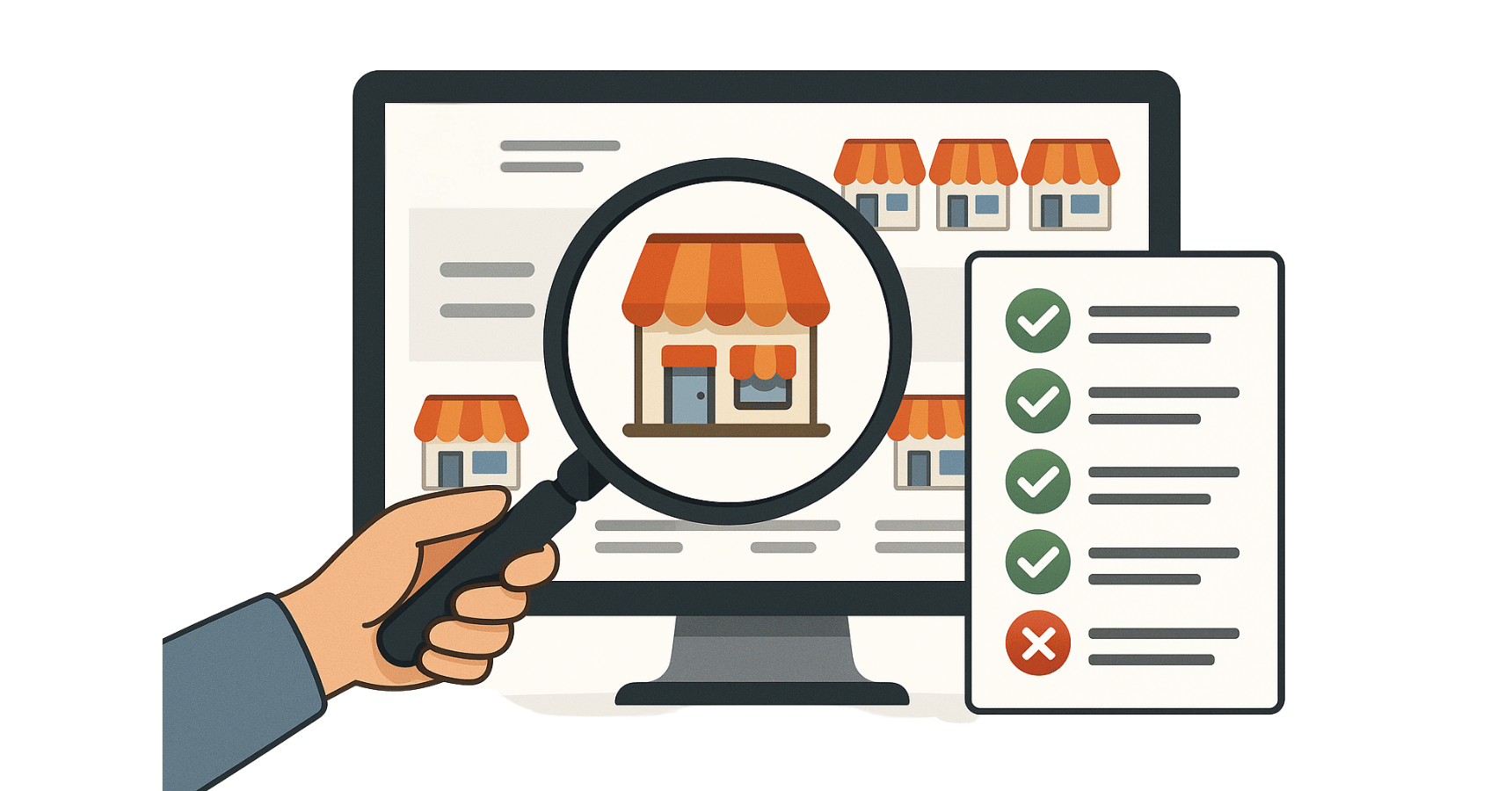 信頼できるショップのイメージ