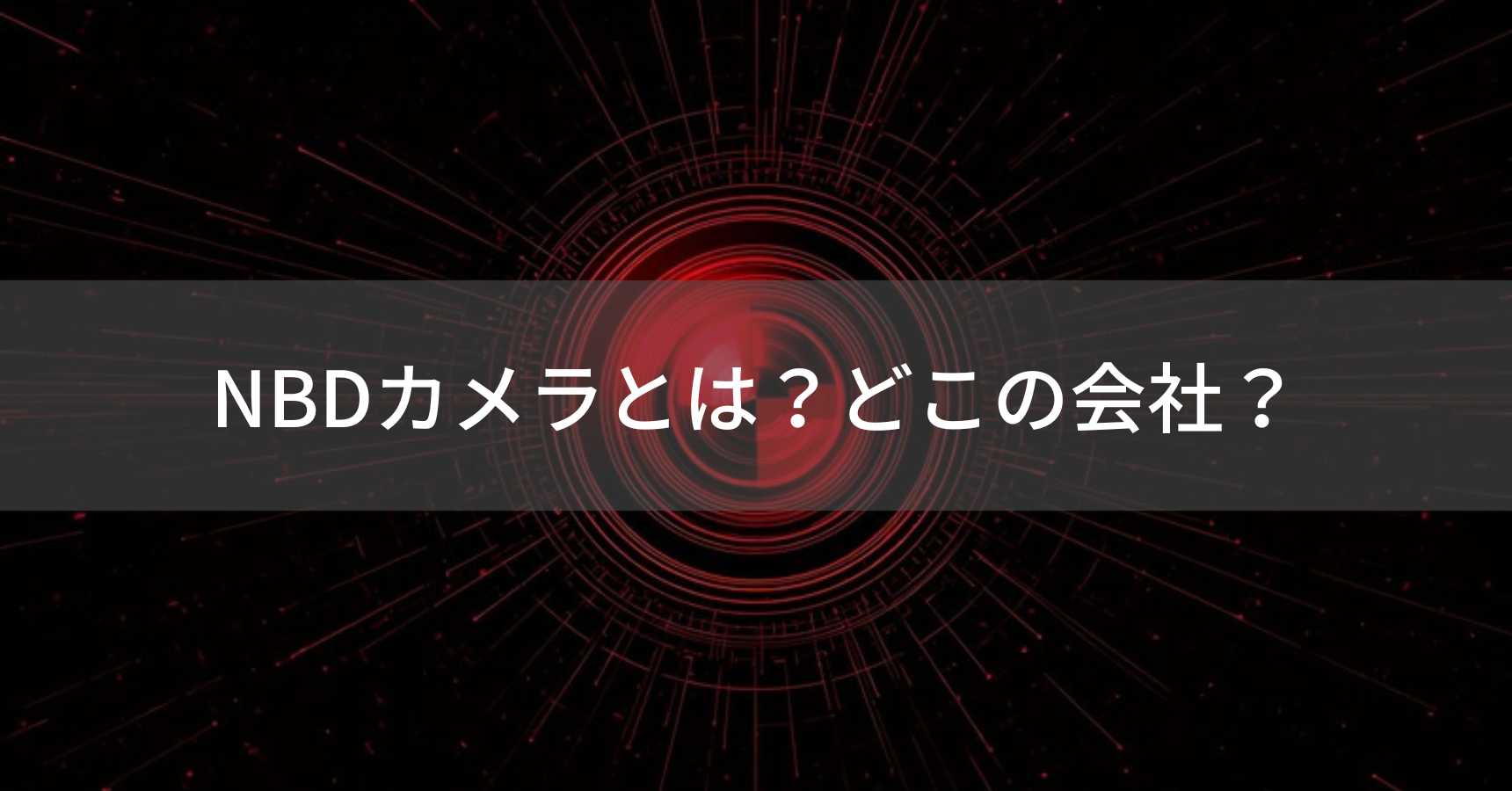NBDカメラとは？怪しい？どこの国？中国製の激安デジカメブランド