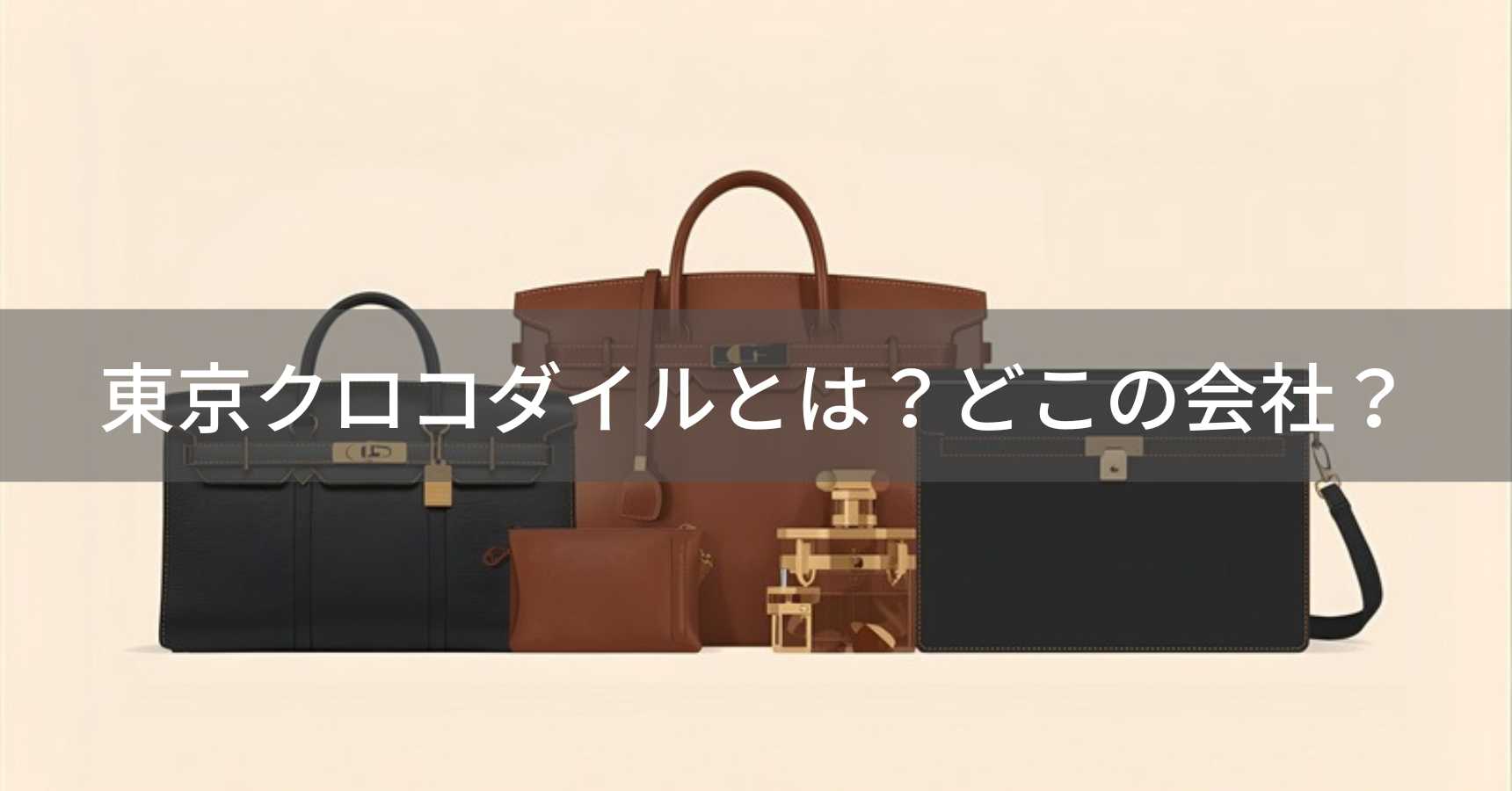 東京クロコダイル（Tokyo Crocodile）とは？怪しい？どこの会社？日本の企業がクロコダイル革製品を提供